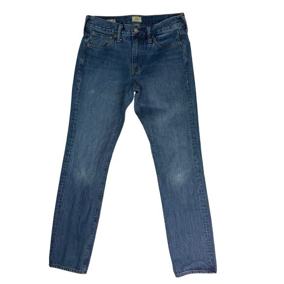 J.Crew 484 Slim Fit Jeans Men’s 29x30 Blue Medium Wash Tapered Leg Denim - Picture 2 of 7
